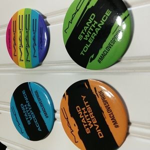 MAC Cosmetics pins